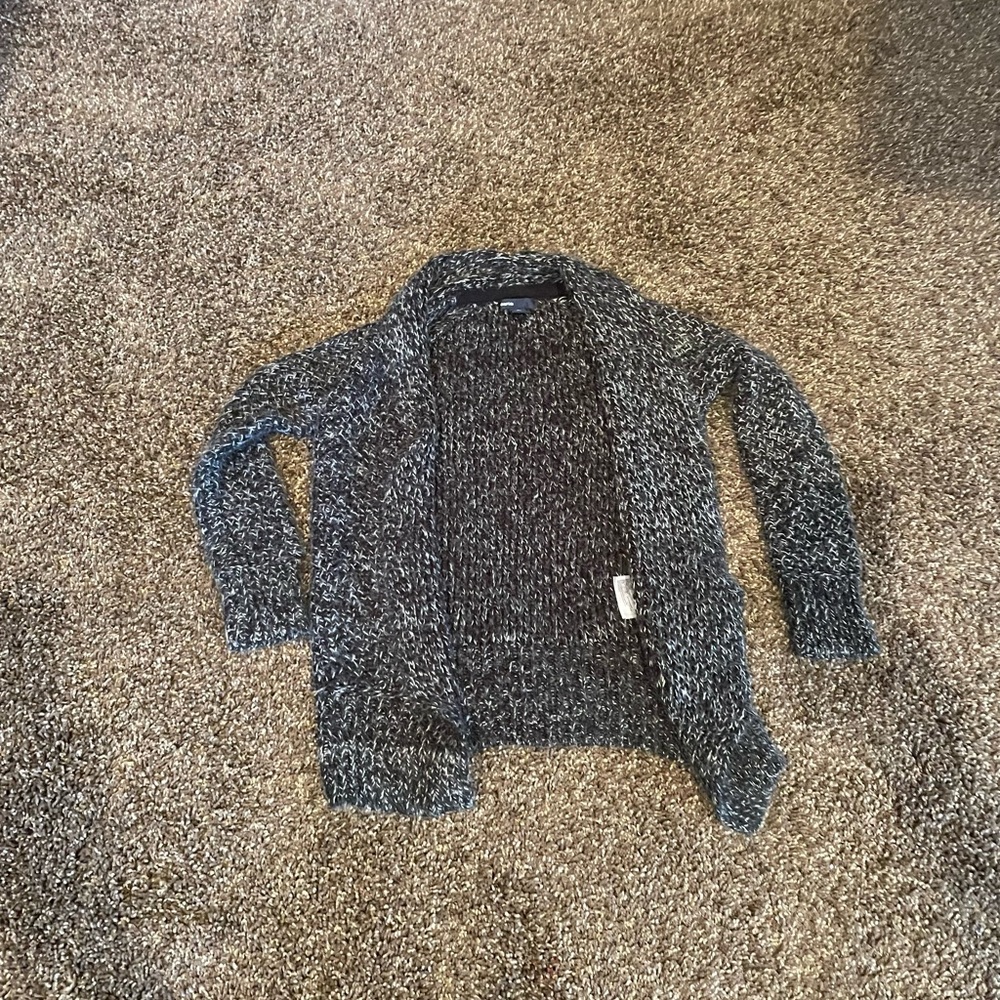 GAP Kids Brown and White Knit cardigan